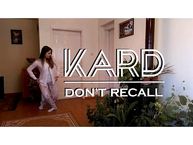 k.a.r.d - don t recall dance cover by rumi